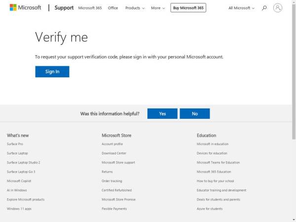 verifyme.microsoft.com