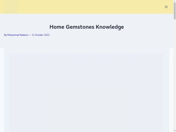 gemstonesknowledge.com