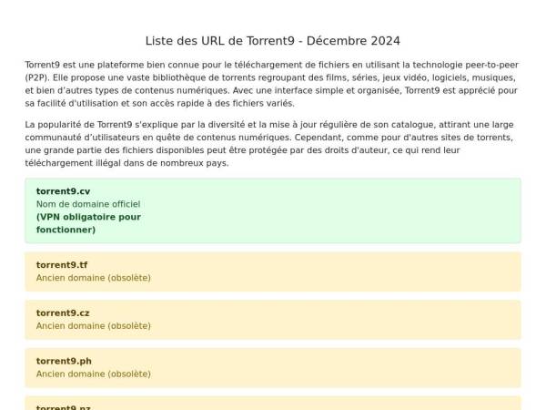 torrent9-adresse.site